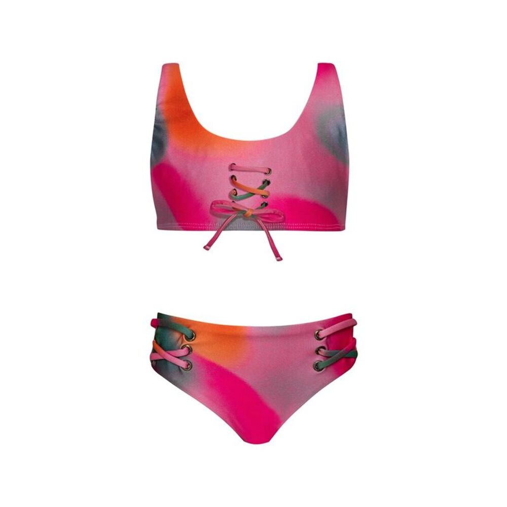 Pq Swim Girls  Kids Two Piece Bathing Suit, Multicolor